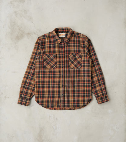 Freenote Cloth Jepson - Japanese Flannel - Black Plaid