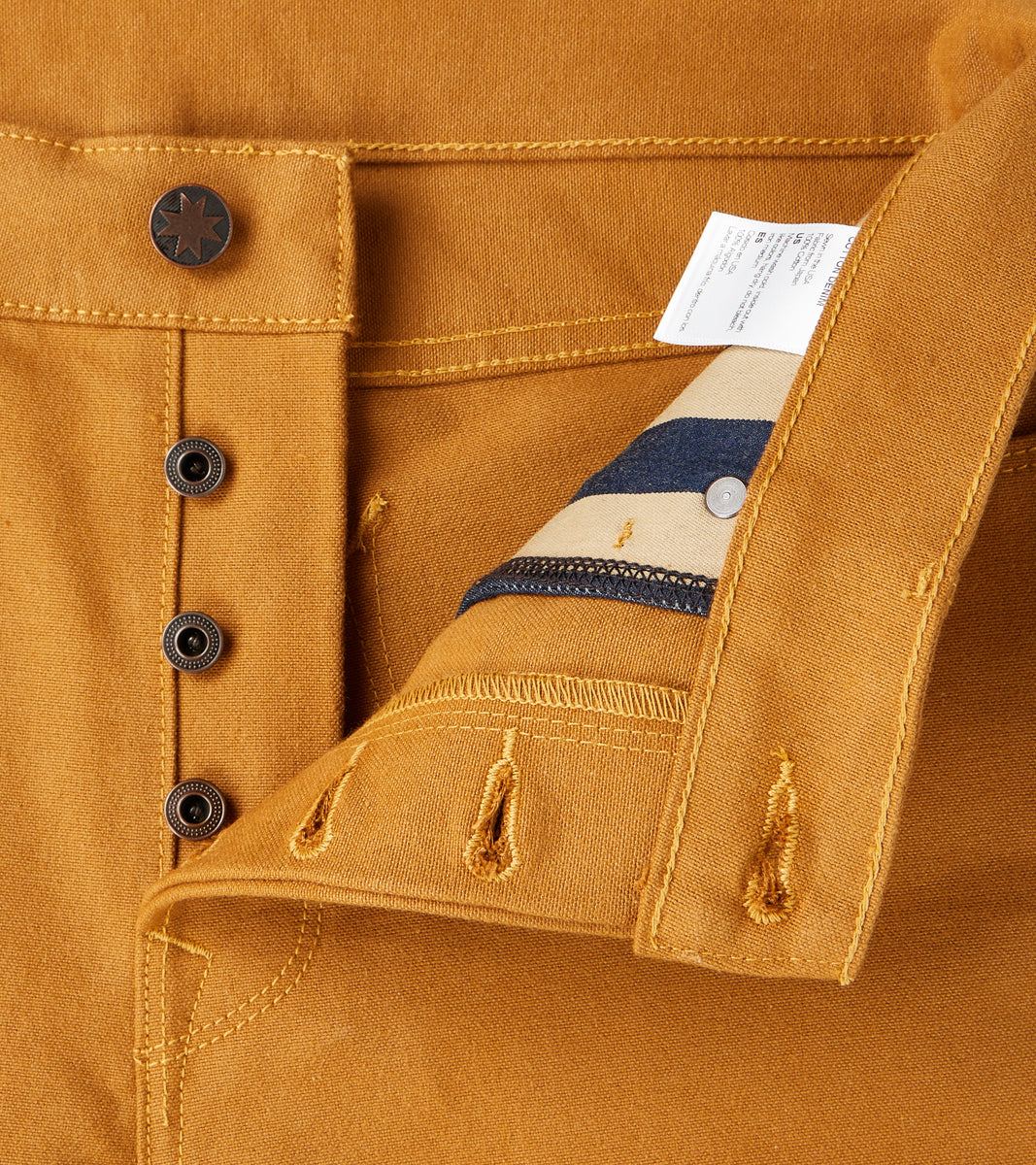Portola - Classic Tapered - 15oz Selvedge Bronze Duck Canvas