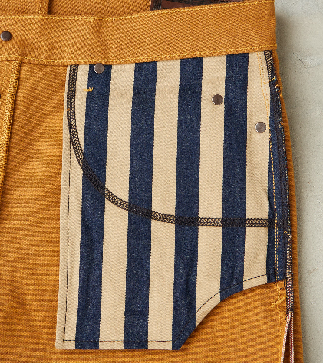 Portola - Classic Tapered - 15oz Selvedge Bronze Duck Canvas