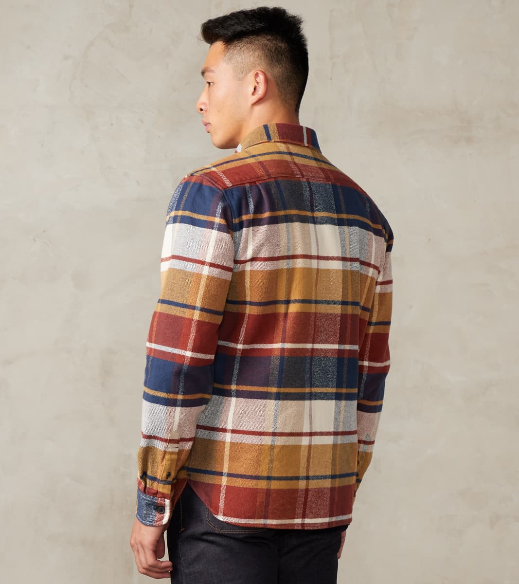 Benson - Japanese Heavyweight Flannel - Gold Plaid