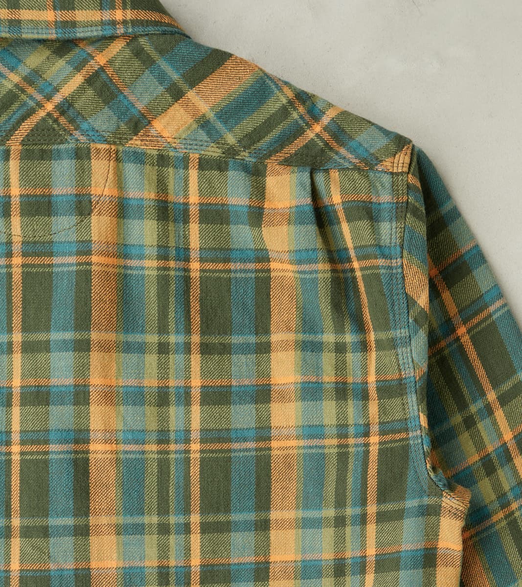 Wells - Japanese Flannel - Evergreen Plaid