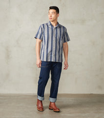 Hawaiian - Japanese Twill - Mariner Stripe