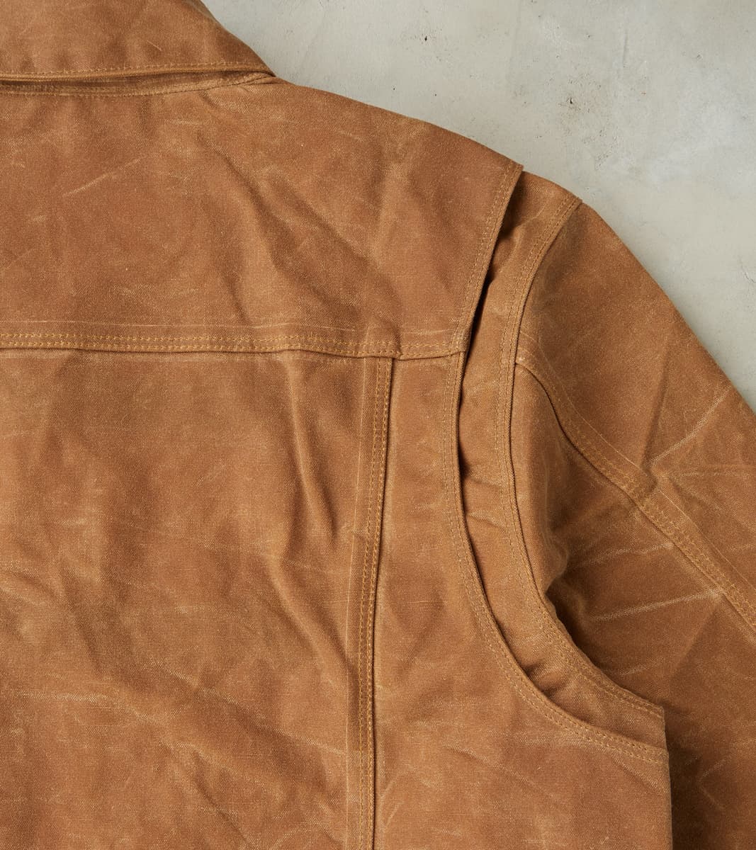 Riders Jacket - 10oz Martexin Waxed Army Duck - Rust