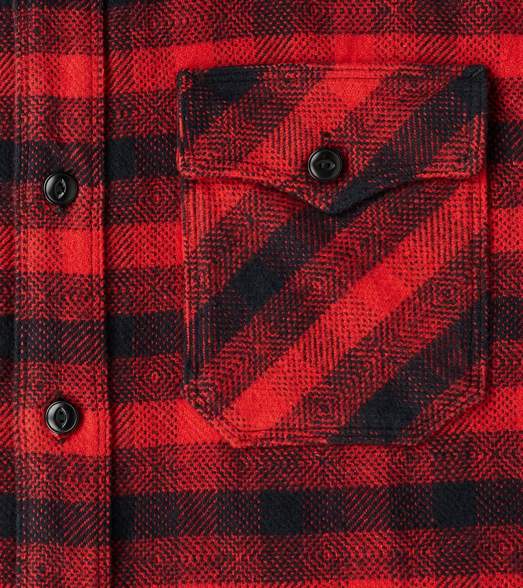 Freenote Cloth Scout - Japanese Flannel - Furnace Red Plaid