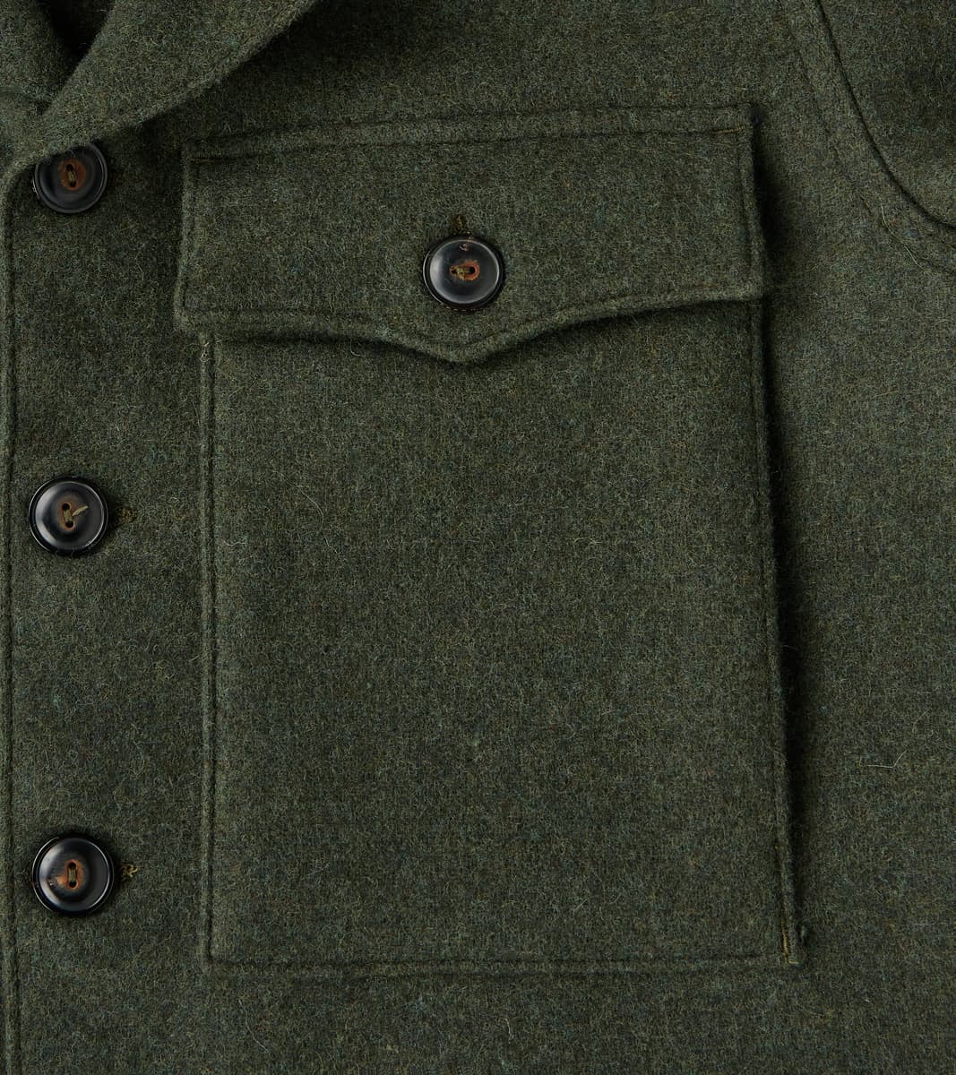 Midway - Japanese Melton Wool - Olive