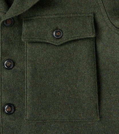 Midway - Japanese Melton Wool - Olive