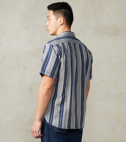 Hawaiian - Japanese Twill - Mariner Stripe