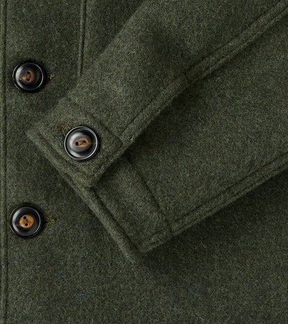 Midway - Japanese Melton Wool - Olive