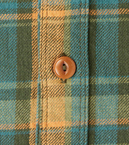 Wells - Japanese Flannel - Evergreen Plaid