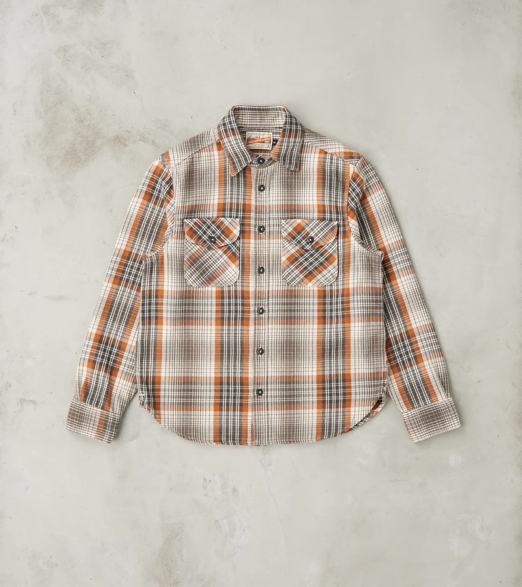Freenote Cloth Wells - Japanese Flannel - Golden Pheasant Check