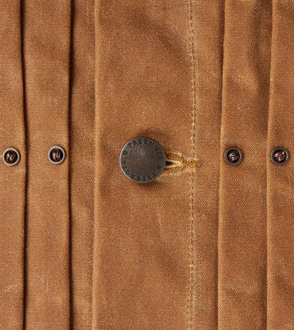 Riders Jacket - 10oz Martexin Waxed Army Duck - Rust