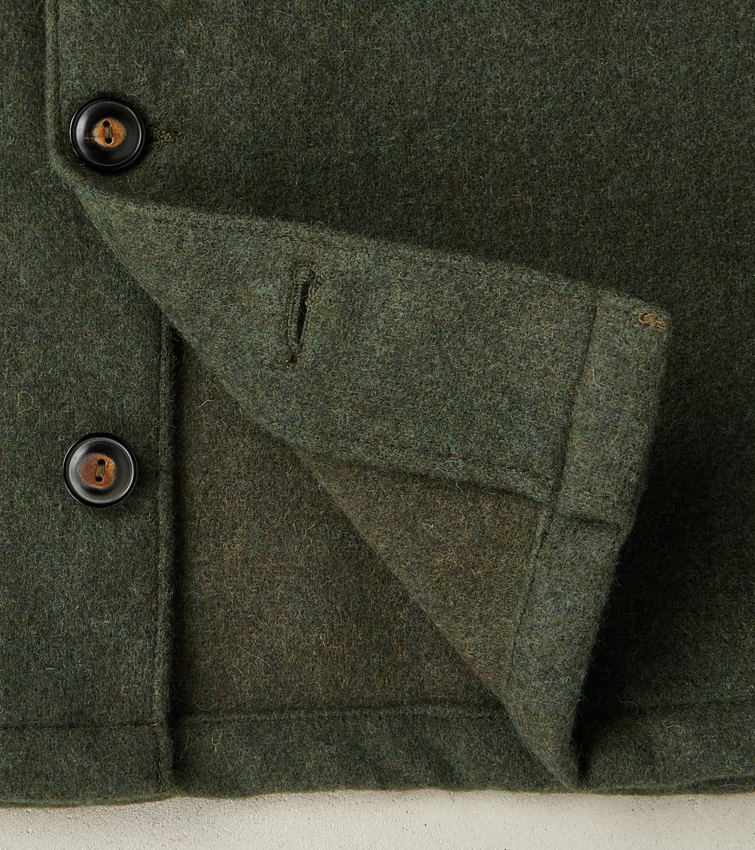 Midway - Japanese Melton Wool - Olive