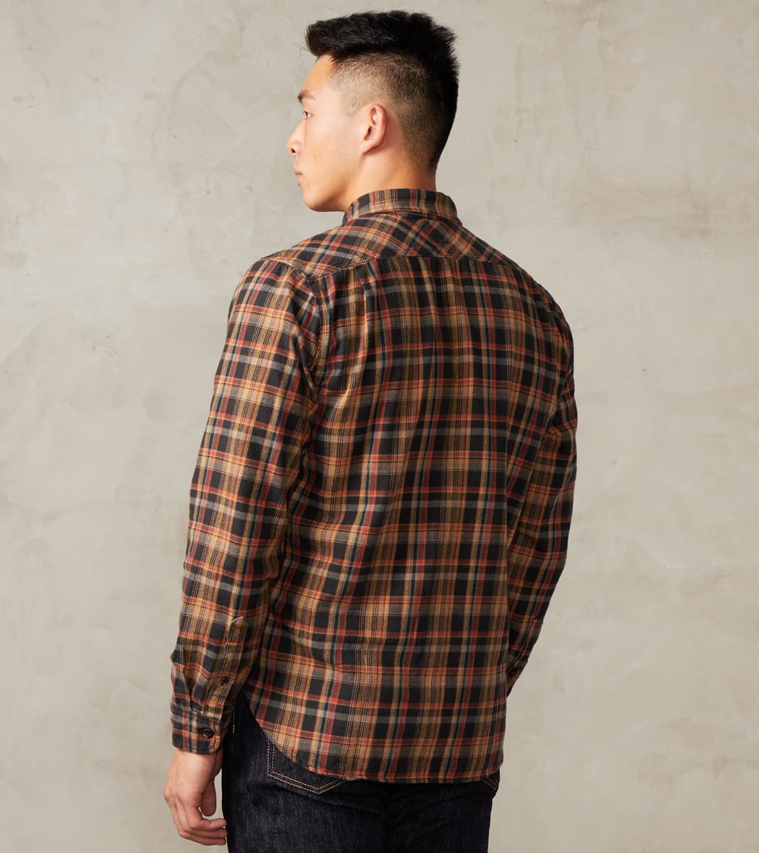 Jepson - Japanese Flannel - Black Plaid