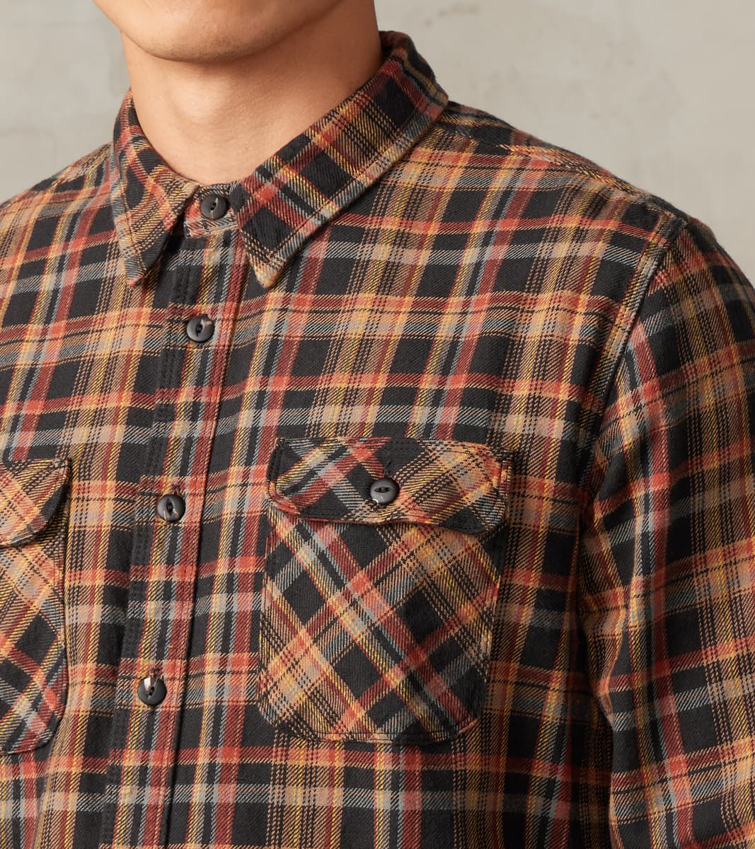 Jepson - Japanese Flannel - Black Plaid