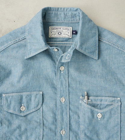 Lambert - Japanese Herringbone Chambray - Indigo