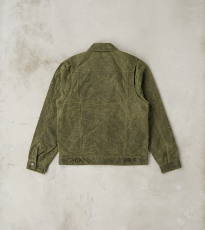 Riders Jacket - 10oz Martexin Waxed Army Duck - Olive