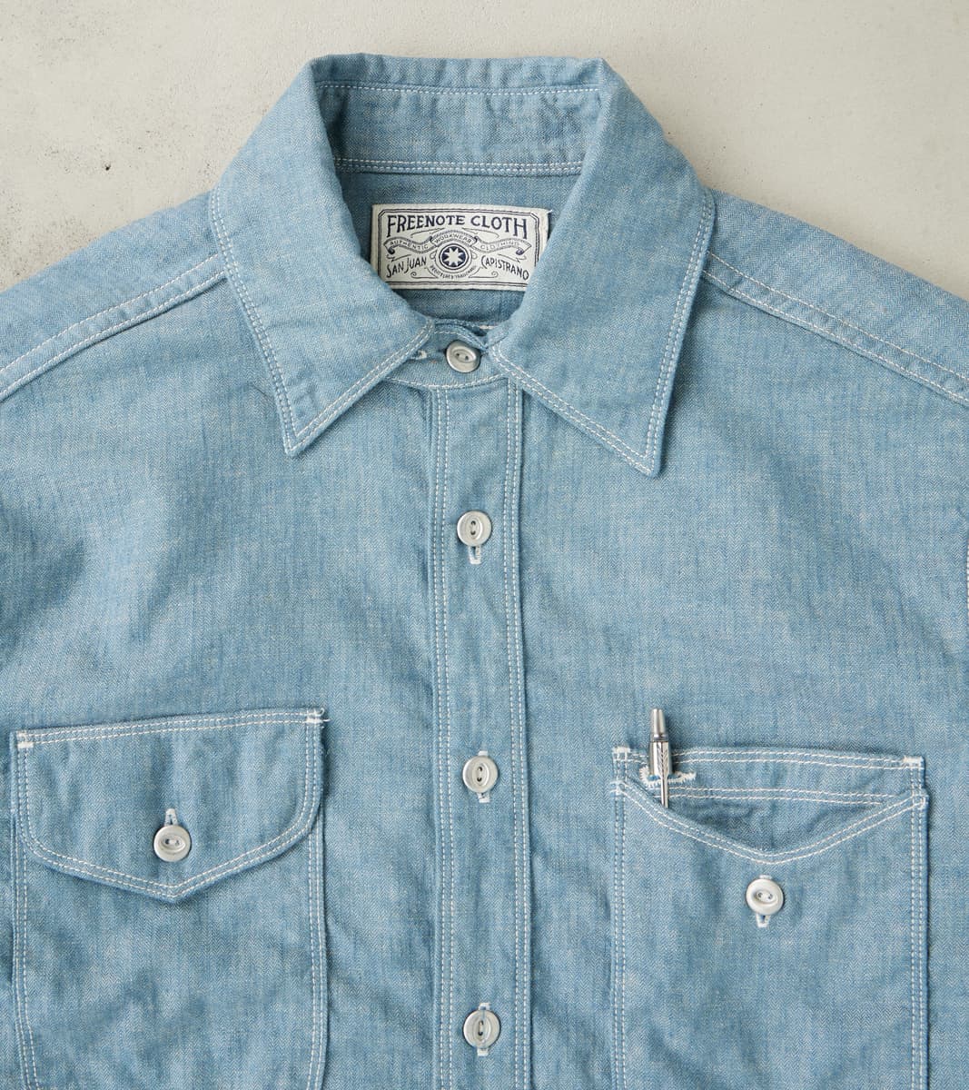 Lambert - Japanese Herringbone Chambray - Indigo