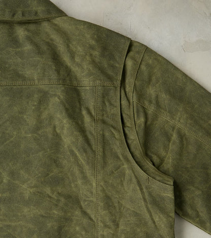 Riders Jacket - 10oz Martexin Waxed Army Duck - Olive