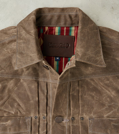 Riders Jacket - 10oz Martexin Waxed Army Duck - Oak