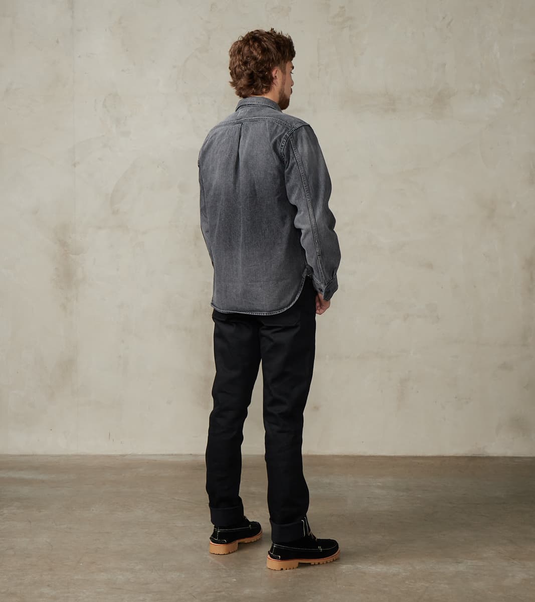 Portola - Classic Tapered - 17oz Black x Black Slub