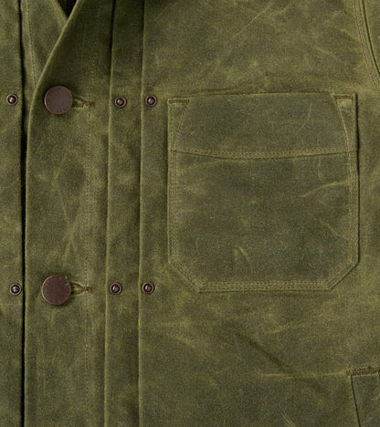 Riders Jacket - 10oz Martexin Waxed Army Duck - Olive