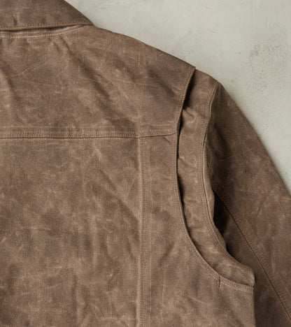 Riders Jacket - 10oz Martexin Waxed Army Duck - Oak