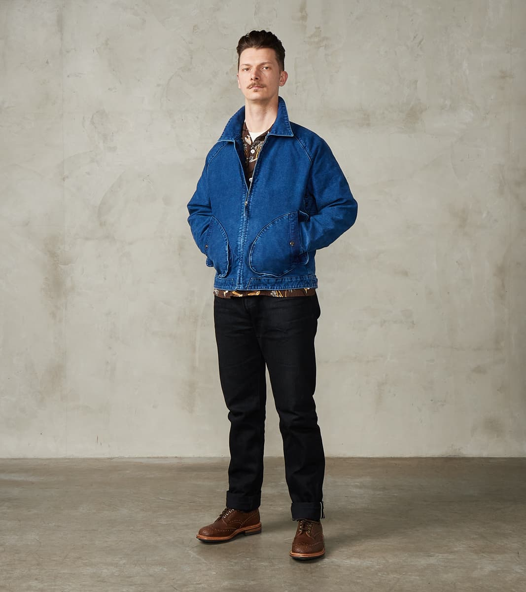 Freenote Cloth Mariner Light Jacket - 12oz Japanese Jungle Cloth