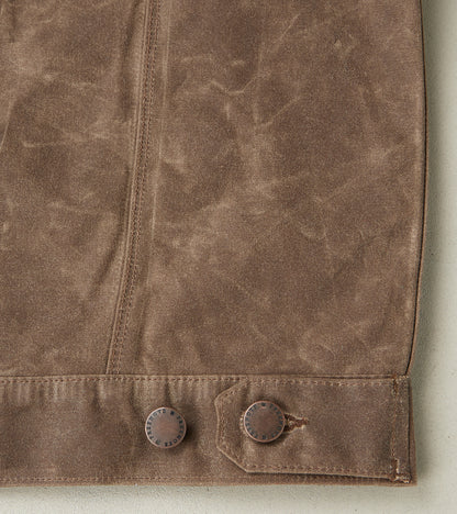 Riders Jacket - 10oz Martexin Waxed Army Duck - Oak