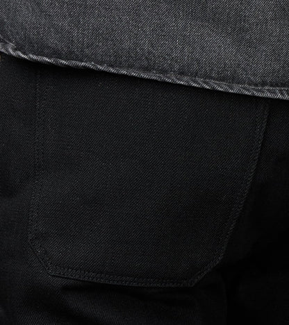 Portola - Classic Tapered - 17oz Black x Black Slub