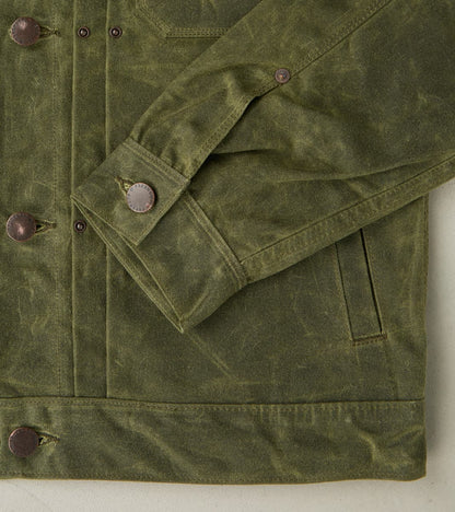 Riders Jacket - 10oz Martexin Waxed Army Duck - Olive