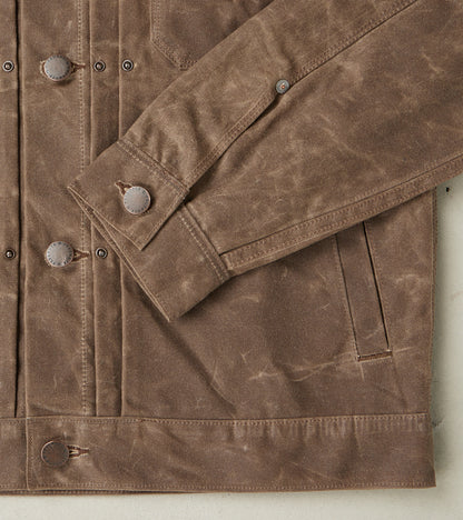 Riders Jacket - 10oz Martexin Waxed Army Duck - Oak