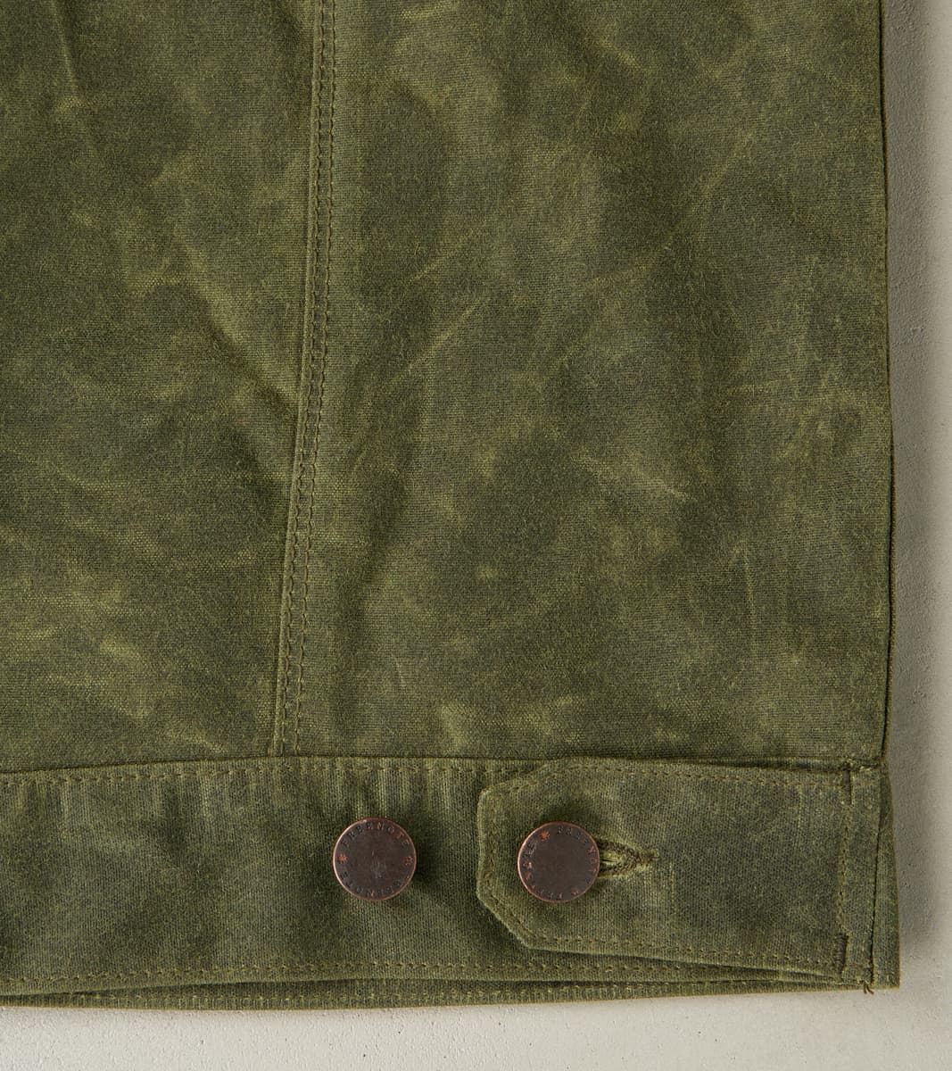 Riders Jacket - 10oz Martexin Waxed Army Duck - Olive