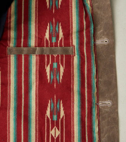 Riders Jacket - 10oz Martexin Waxed Army Duck - Oak