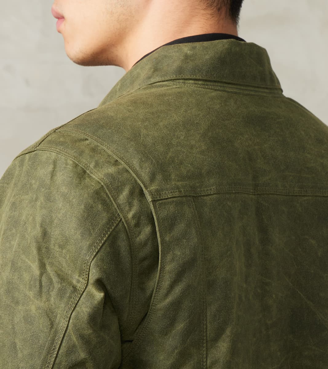 Riders Jacket - 10oz Martexin Waxed Army Duck - Olive