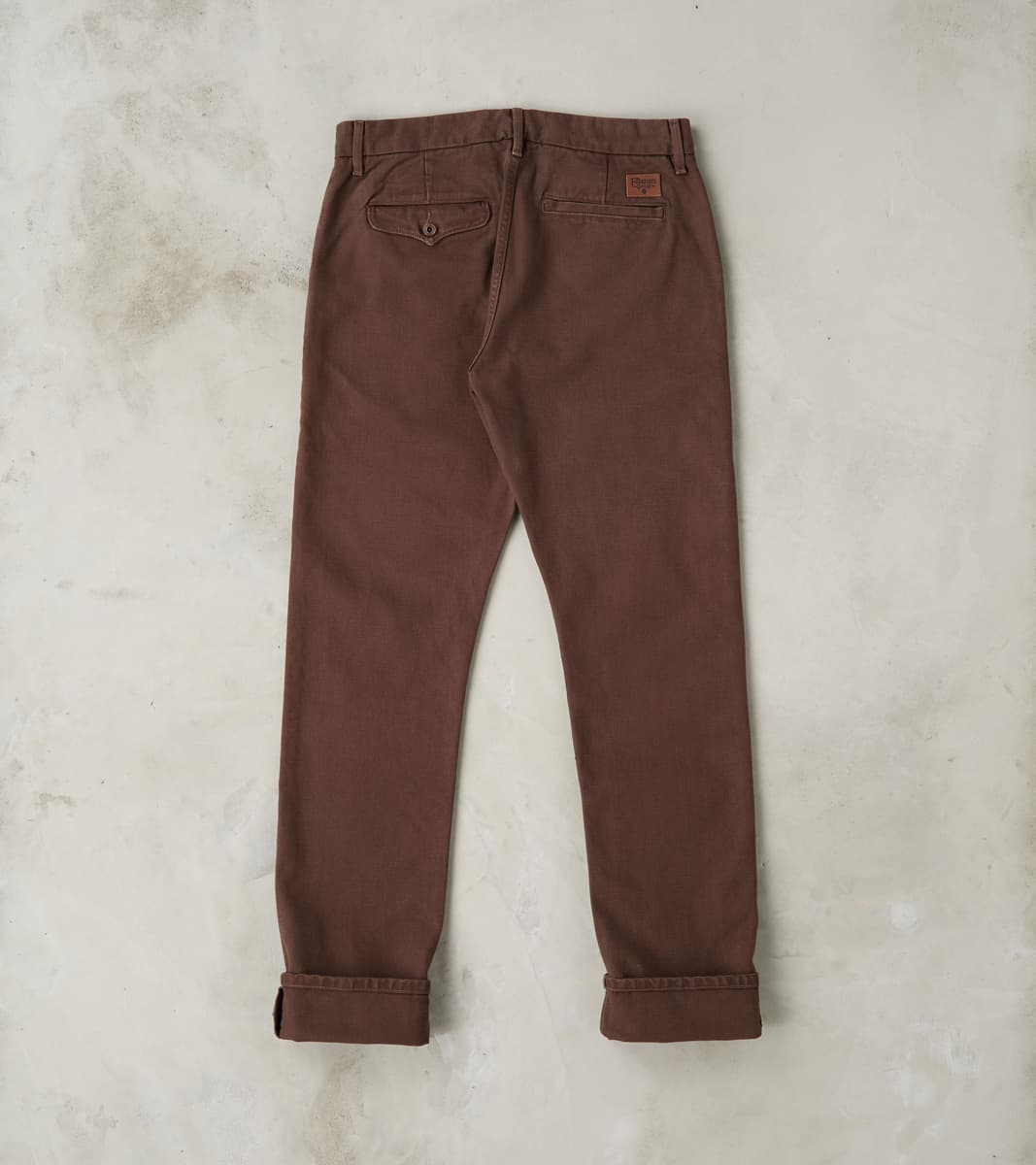 Workers Chino - 14oz Japanese Military Canvas - Bark