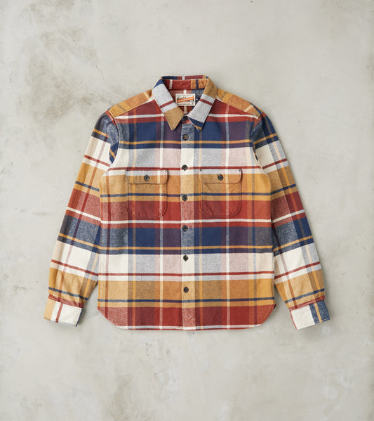 Freenote Cloth Benson - Japanese Heavyweight Flannel - Gold Plaid