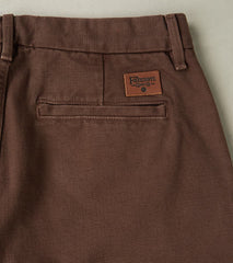 Workers Chino - 14oz Japanese Military Canvas - Bark