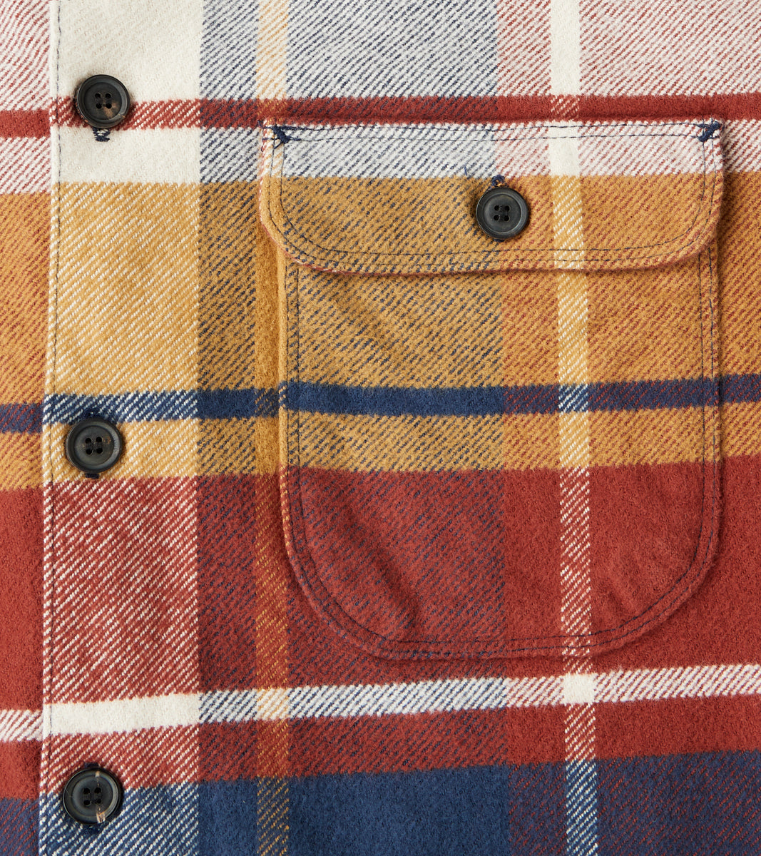 Benson - Japanese Heavyweight Flannel - Gold Plaid