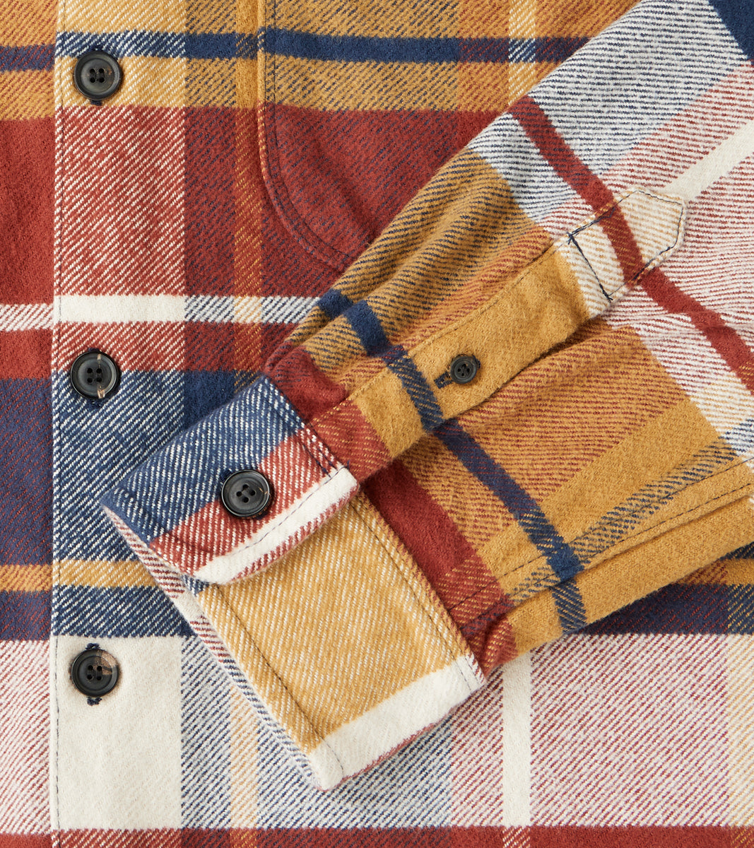 Benson - Japanese Heavyweight Flannel - Gold Plaid