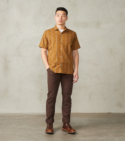 Workers Chino - 14oz Japanese Military Canvas - Bark