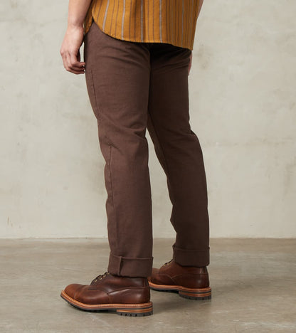 Workers Chino - 14oz Japanese Military Canvas - Bark