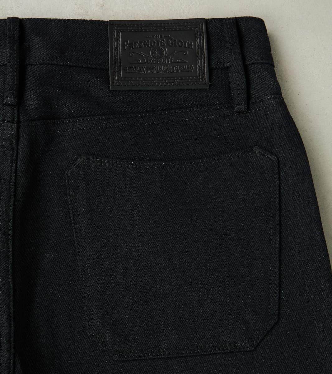 Portola - Classic Tapered - 17oz Black x Black Slub