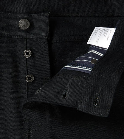 Portola - Classic Tapered - 17oz Black x Black Slub