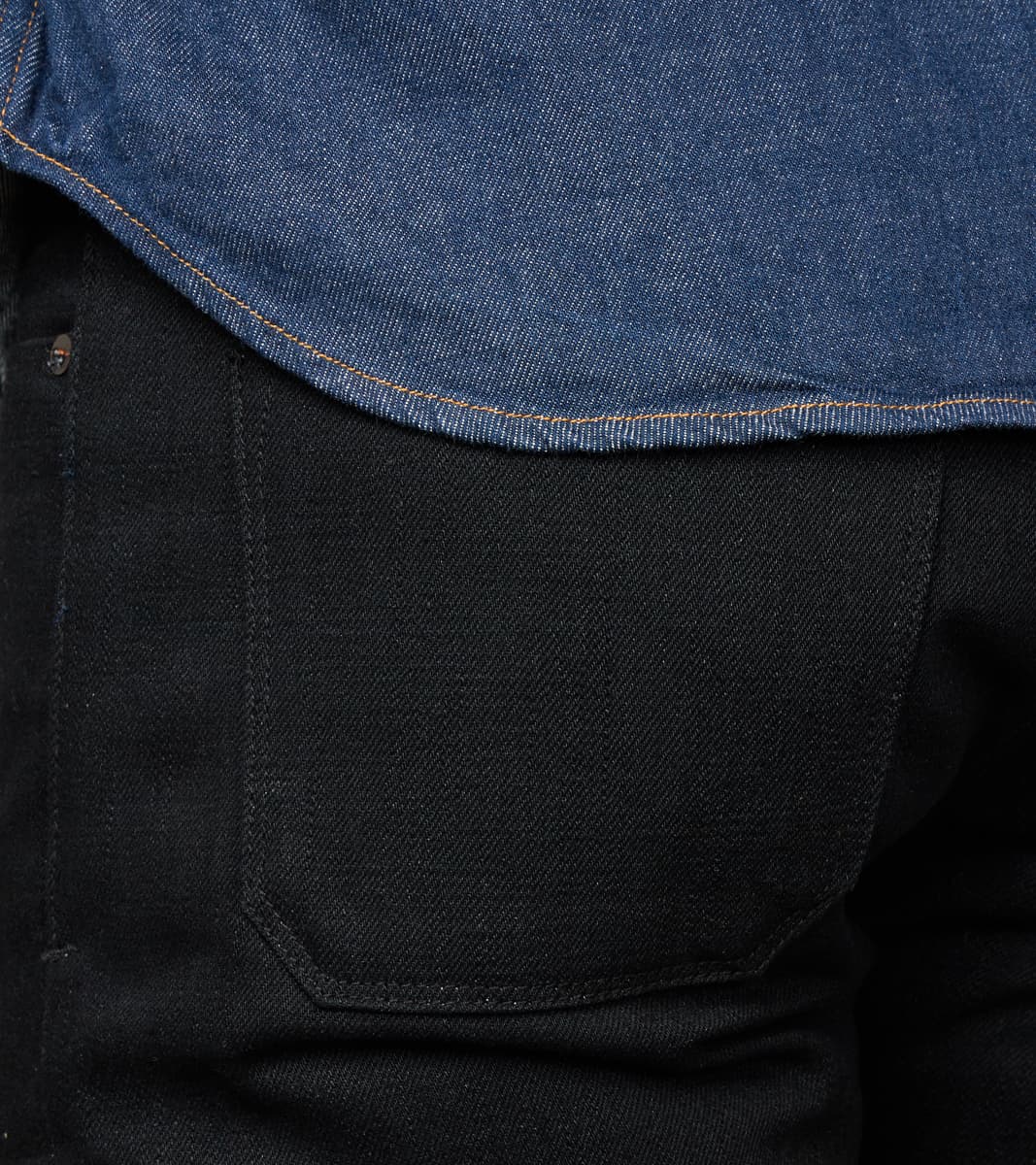 Portola - Classic Tapered - 17oz Black x Black Slub