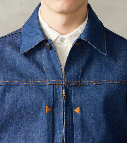 Faro Jacket - 12oz Japanese Denim - Vintage Blue