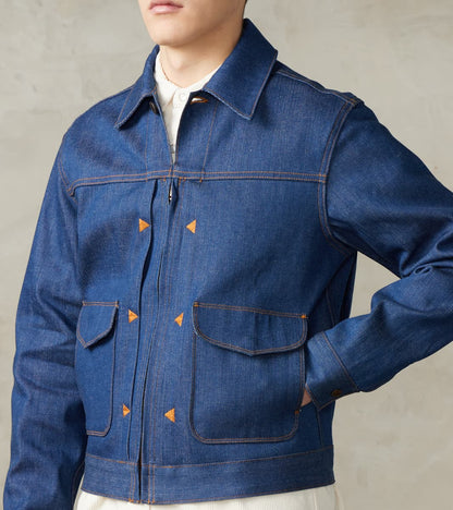 Faro Jacket - 12oz Japanese Denim - Vintage Blue