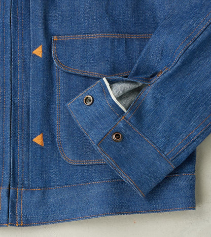 Faro Jacket - 12oz Japanese Denim - Vintage Blue