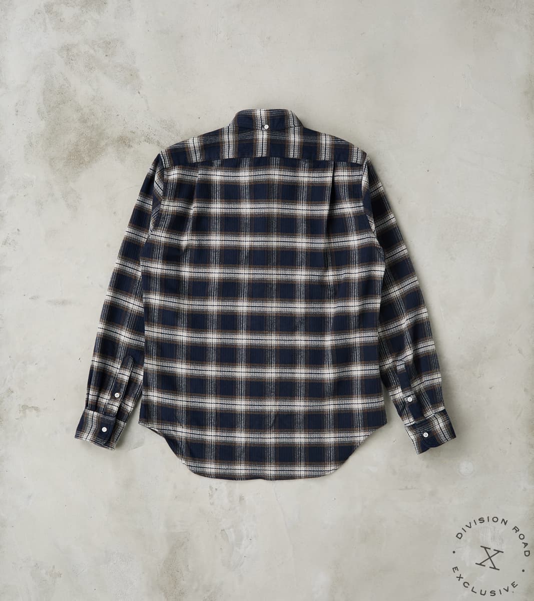 Japanese Heavy Pique Check Flannel Camper - Brown