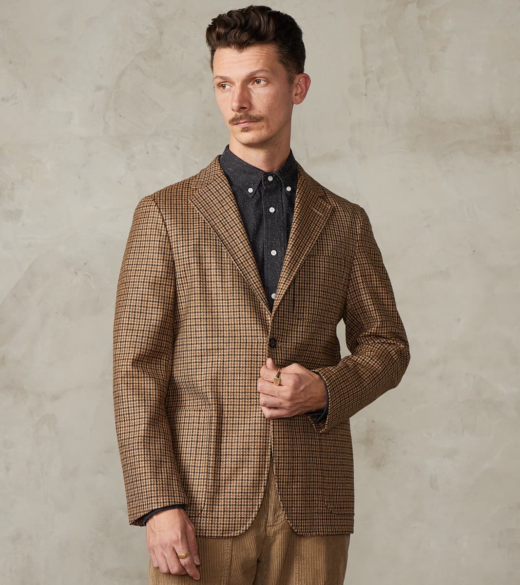 Gitman Vintage x Division Road Simple Jacket - Fox Brothers® Wool Twil…
