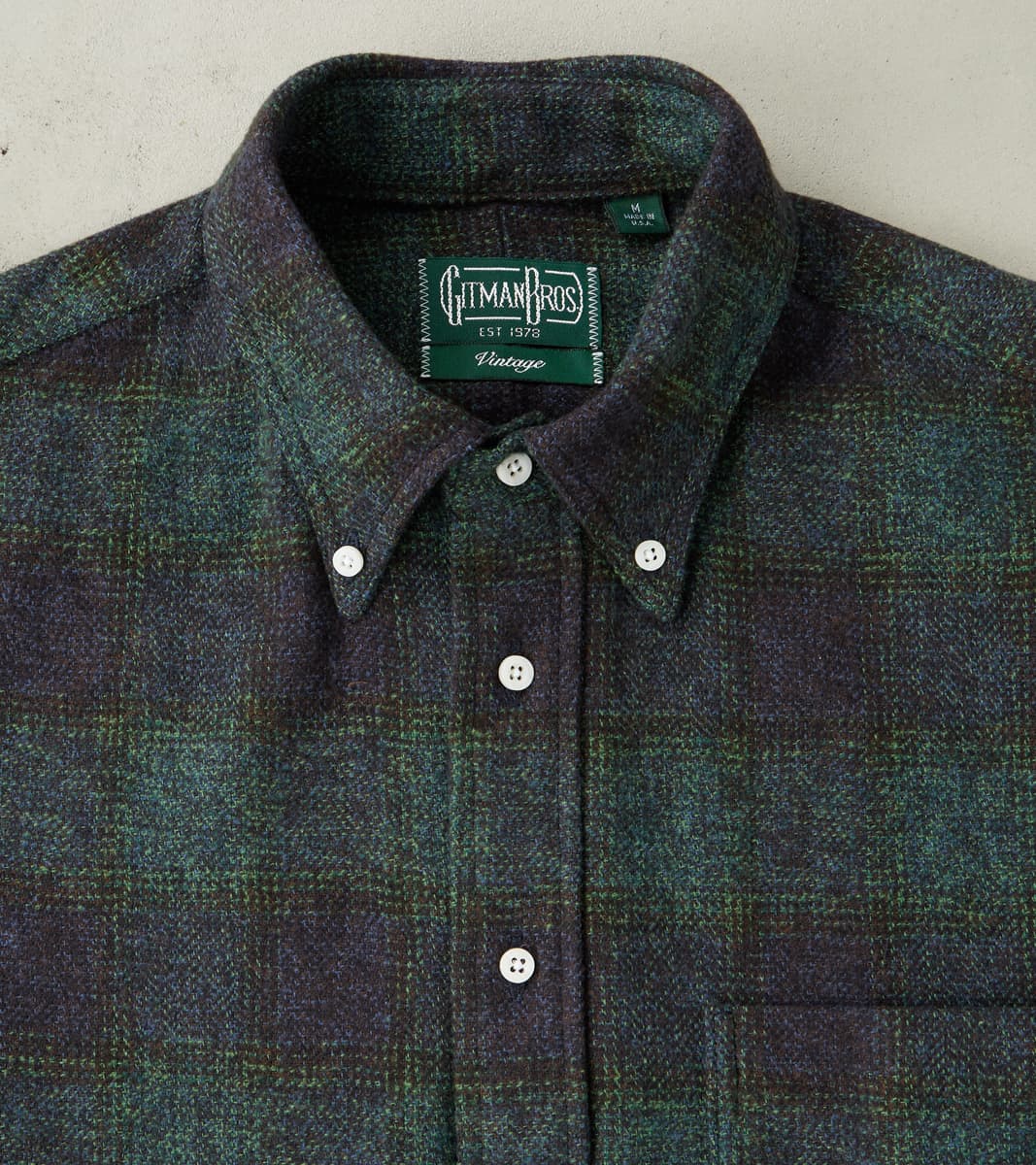 Japanese Cotton Tweed Check - Navy